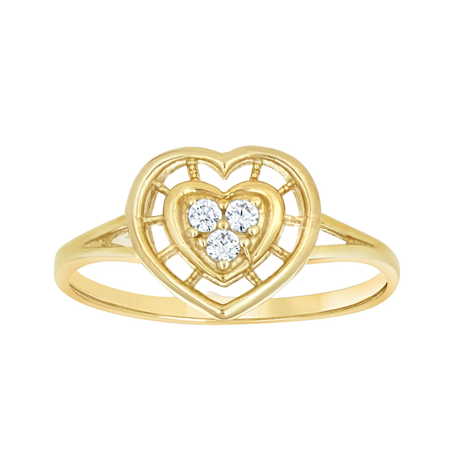 10Kt Cz Ring