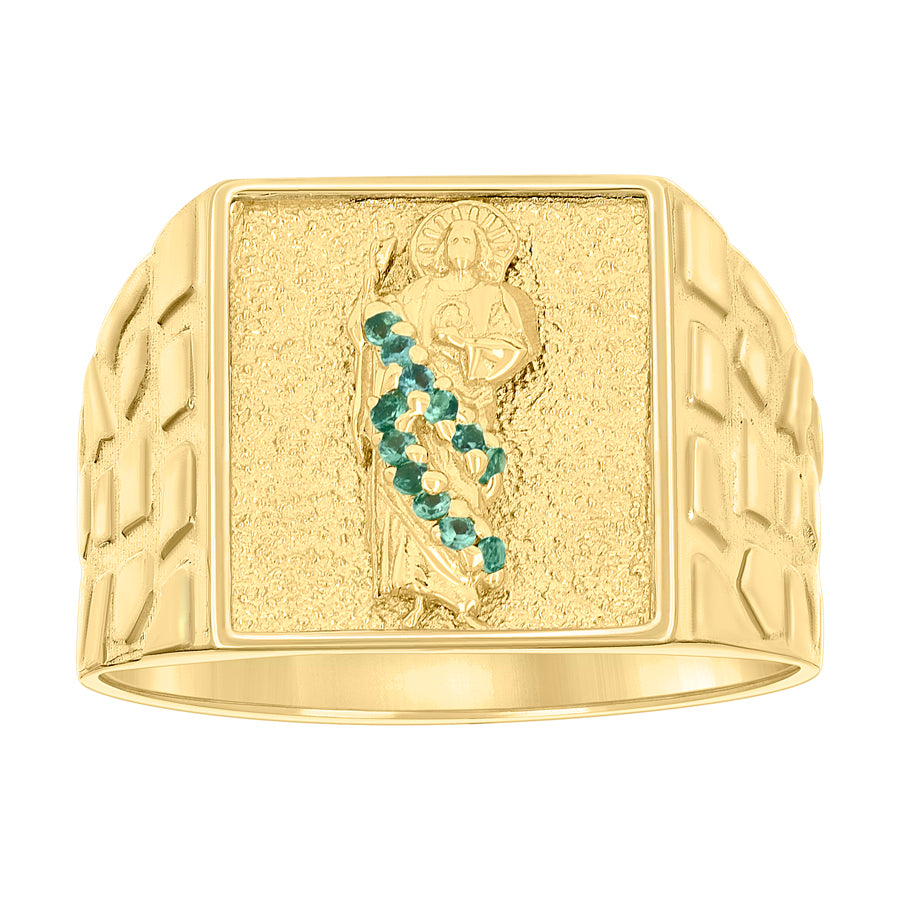 10Kt Gold Cz Ring