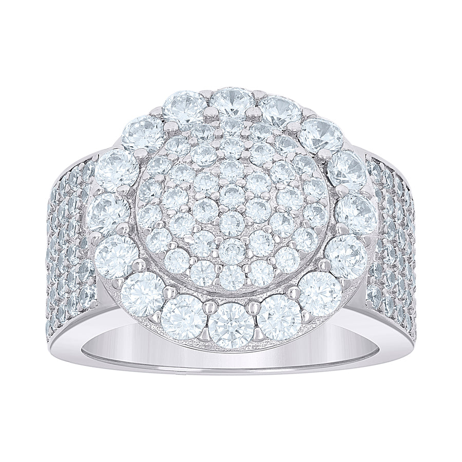 925 Sterling Silver Cz Ring