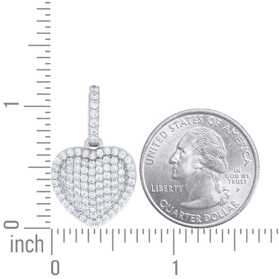 925 Sterling Silver Cz Pendant