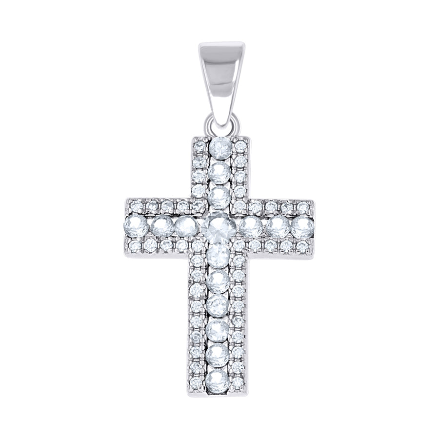 925 Sterling Silver Cz Pendant
