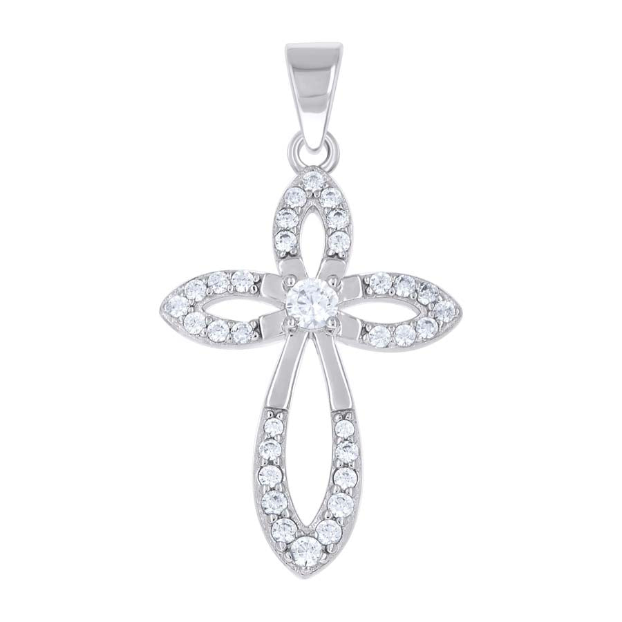 925 Sterling Silver Cz Pendant