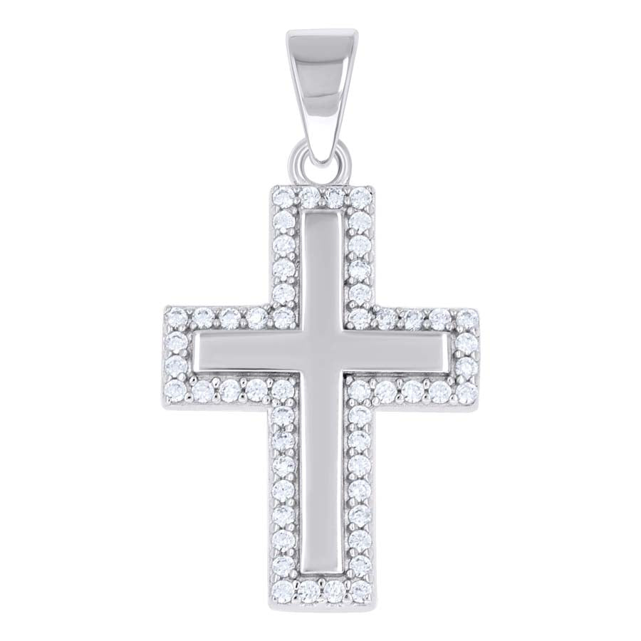 925 Sterling Silver Cz Pendant