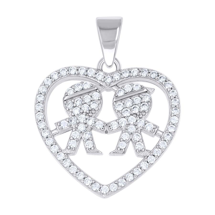 925 Sterling Silver Cz Pendant