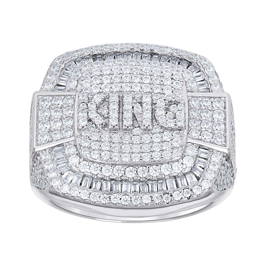 925 Sterling Silver Cz Ring S9-S12