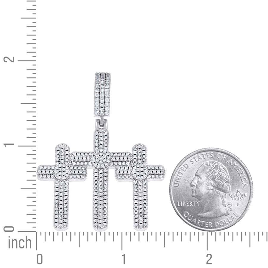 925 Sterling Silver Moissanite Pendant