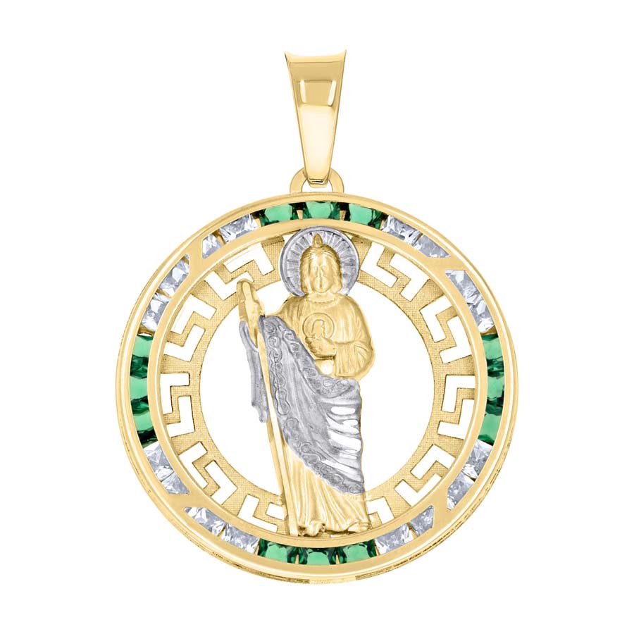 14Kt Gold Cz Pendant