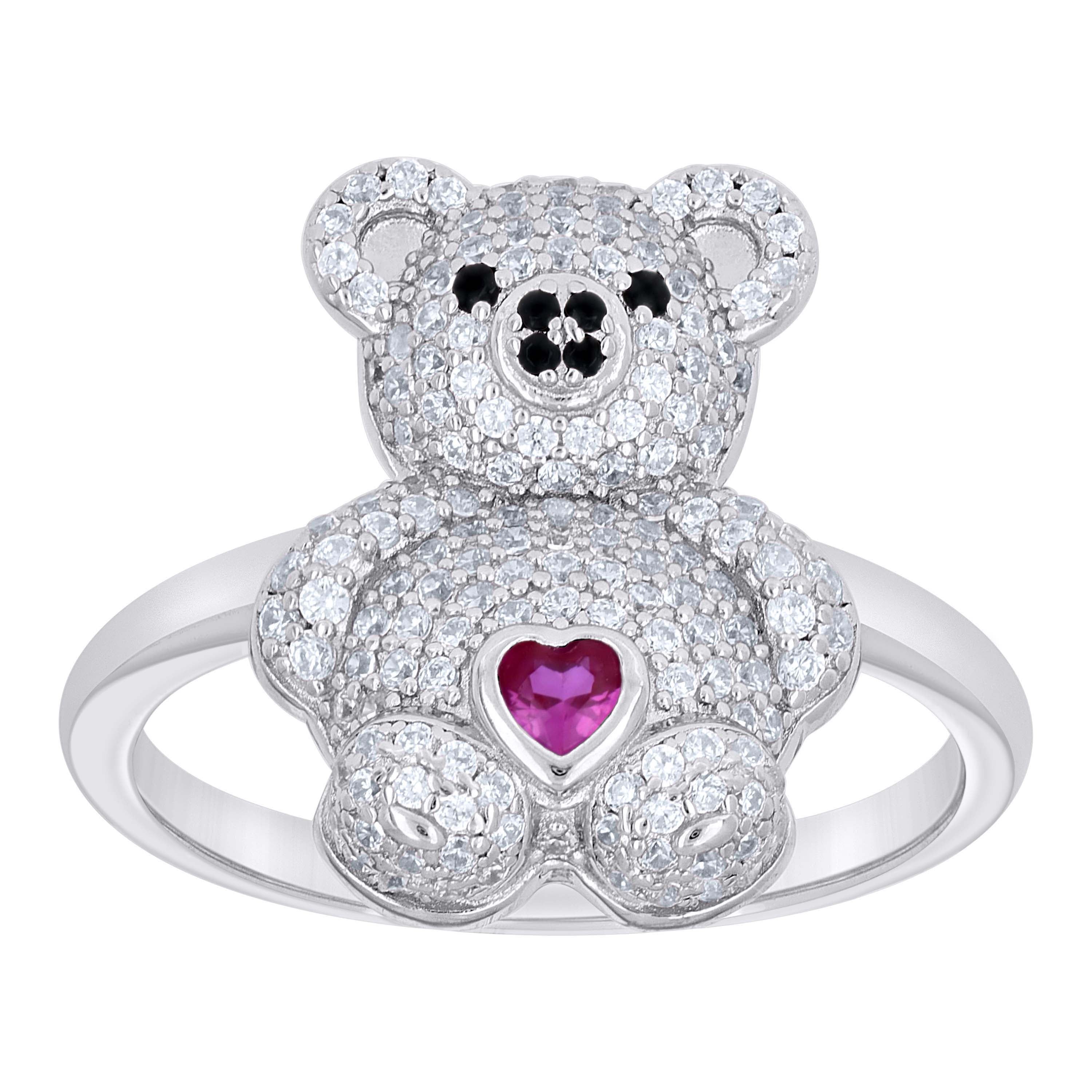 925 Sterling Silver Cz Ring S7-S10