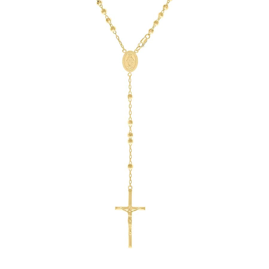 925 Sterling Silver Rosary 4mm