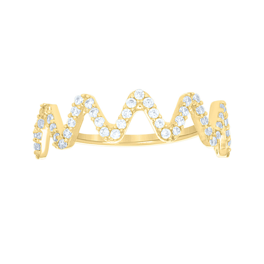 10Kt Gold Turkish Cz Ring
