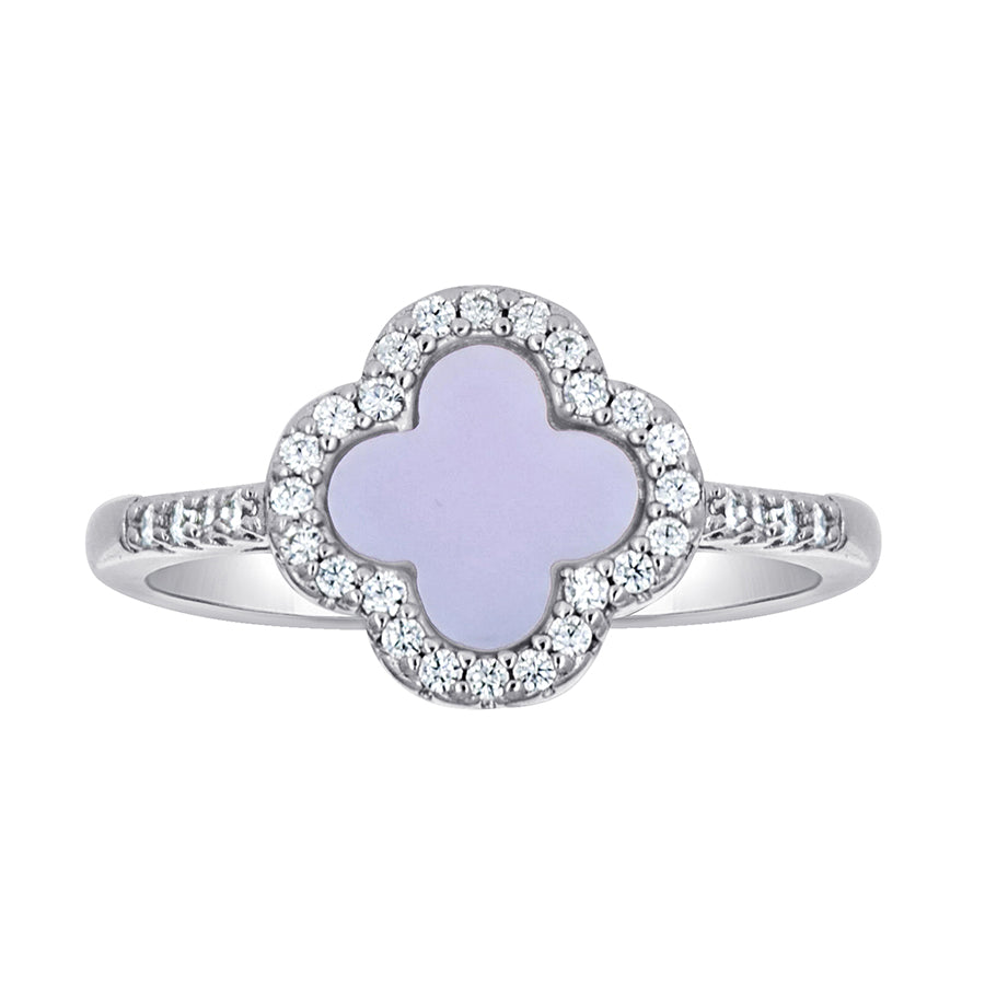 925 Sterling Silver Cz 10mm Ring S5-S10