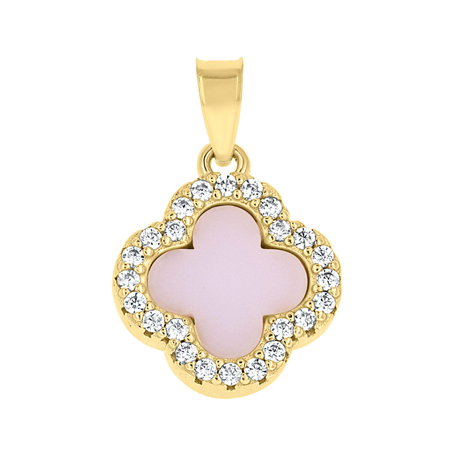925 Sterling Silver Cz Pendant 13mm