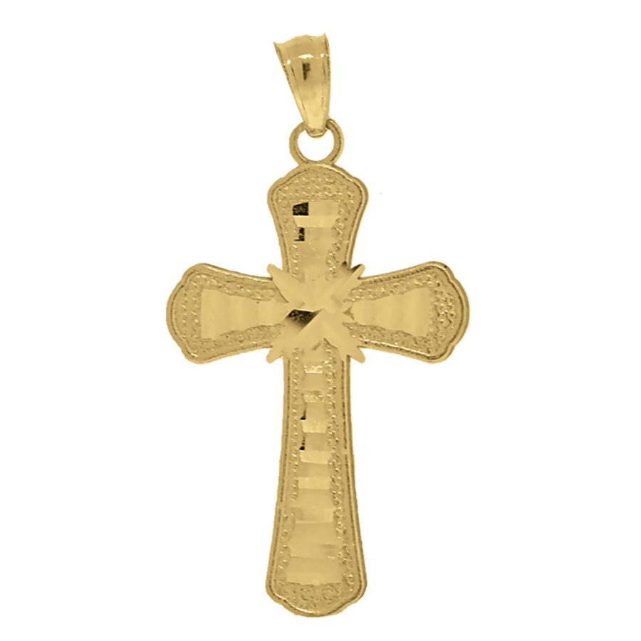 10Kt-Gold Cross Pendant