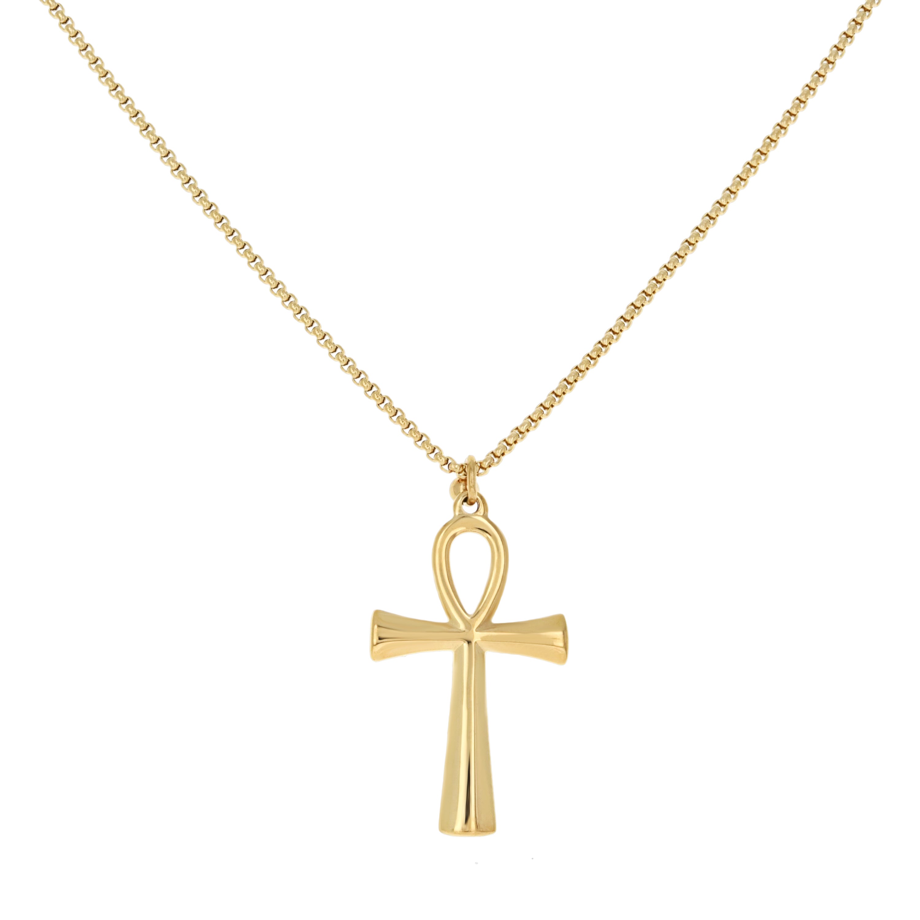 Stainless Steel Pendant With Necklace Chain 24"