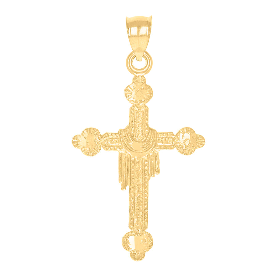 10Kt-Gold Cross Pendant