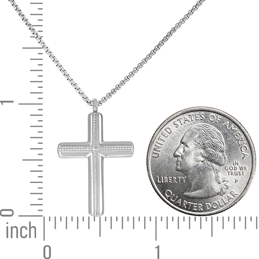 Stainless Steel Necklace 2mm- 22" With Pendant