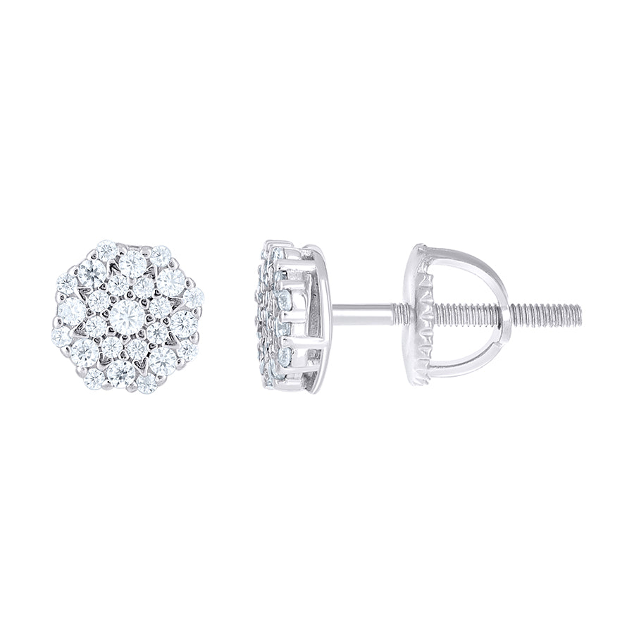 925 Sterling Silver Cz Earrings