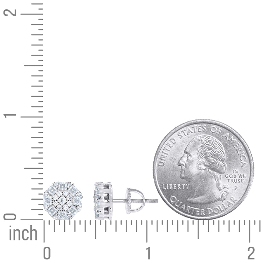 925 Sterling Silver Cz Earrings