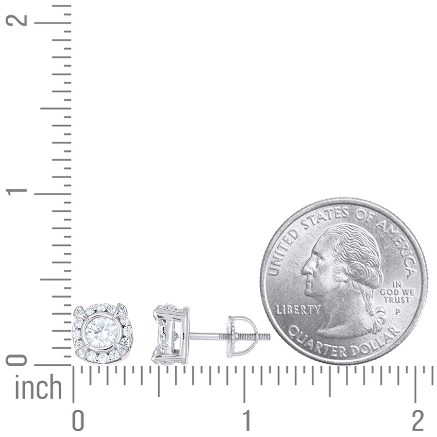 925 Sterling Silver Cz Earrings