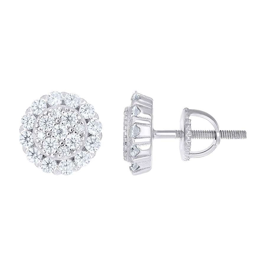 925 Sterling Silver Cz Earrings
