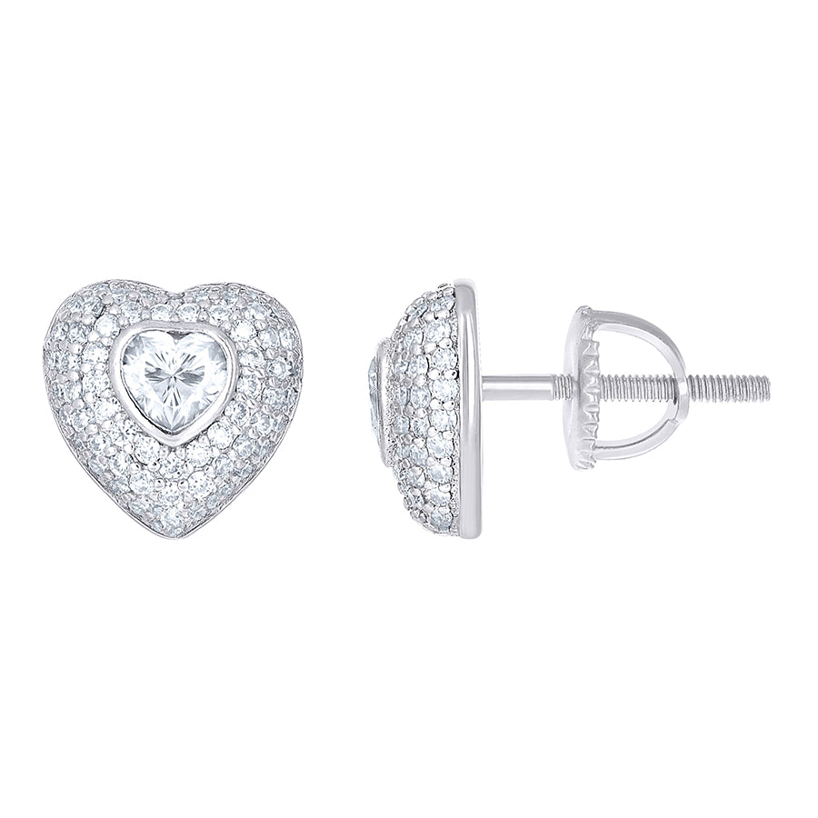 925 Sterling Silver Cz Earrings