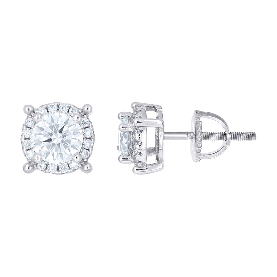 925 Sterling Silver Cz Earrings
