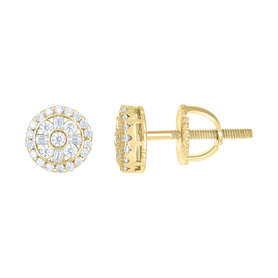 925 Sterling Silver Moissanite Stud Earrings