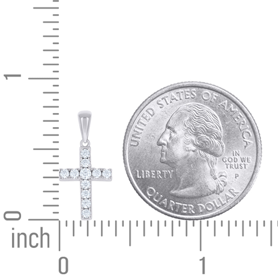 925 Sterling Silver Moissanite Pendant