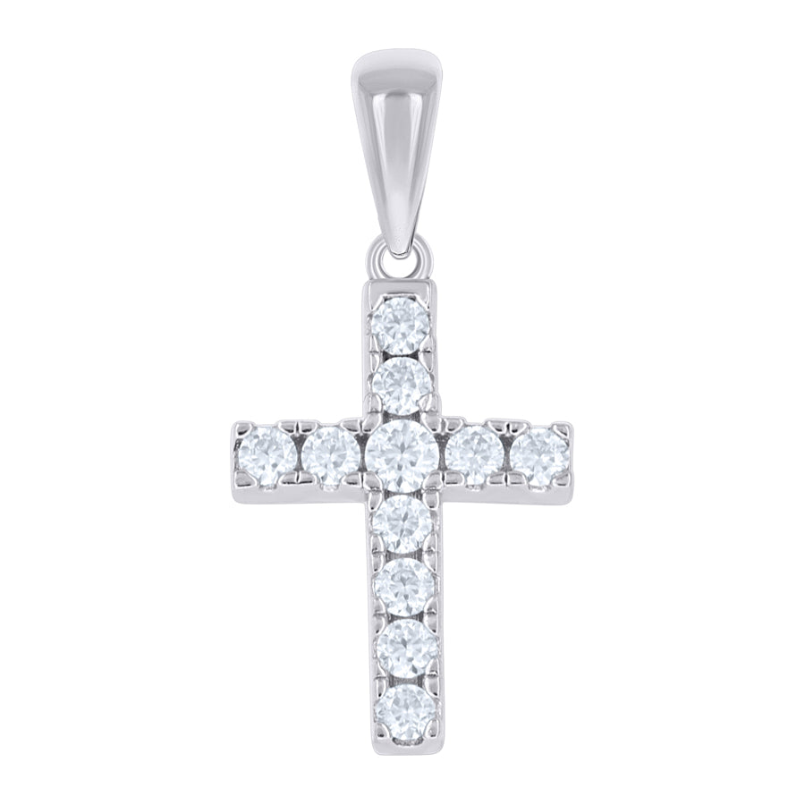 925 Sterling Silver Moissanite Pendant