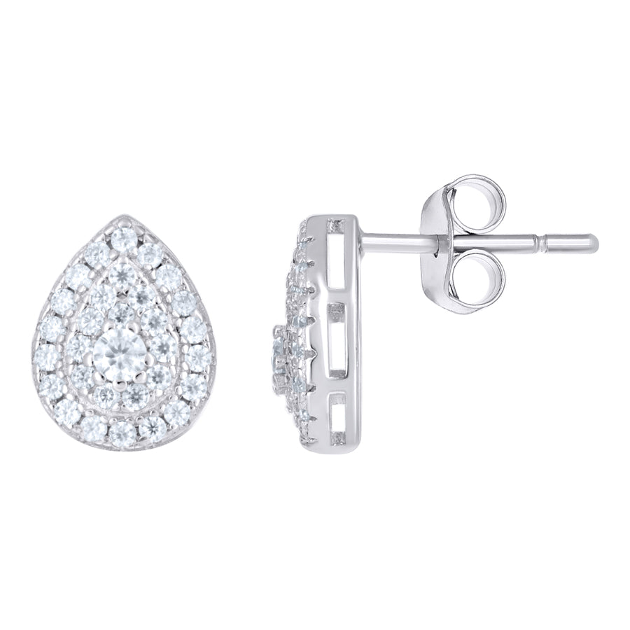 925 Sterling Silver Moissanite Earrings