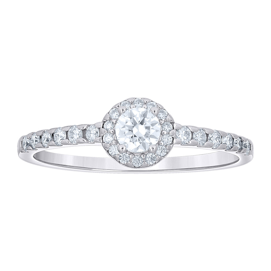 925 Sterling Silver Moissanite Ring