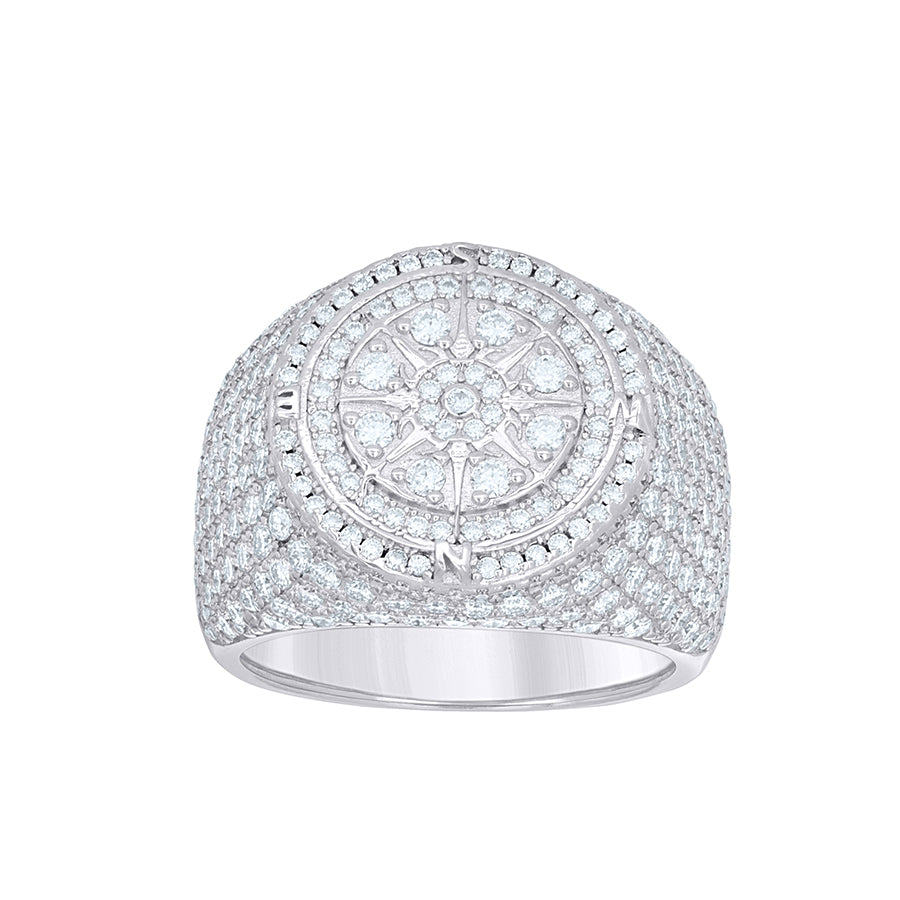 925 Sterling Silver Moissanite Ring
