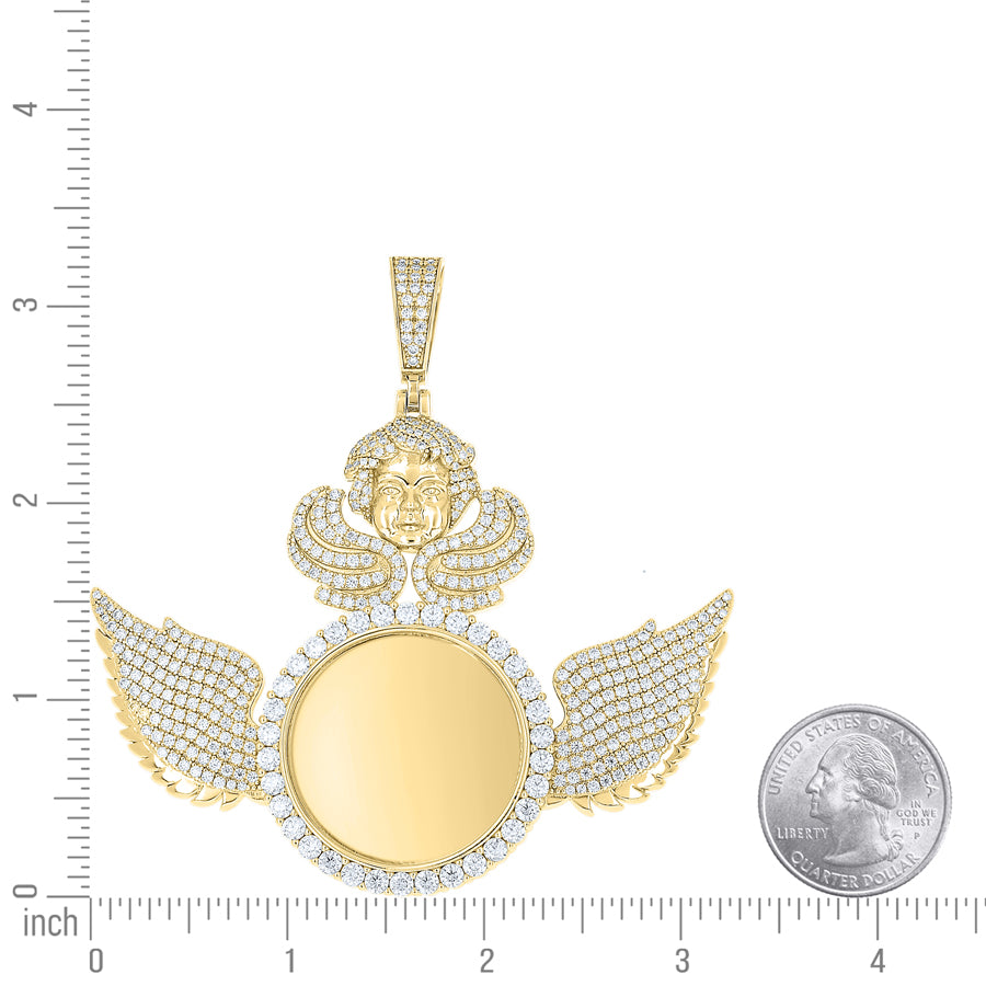 925 Sterling Silver Moissanite Pendant