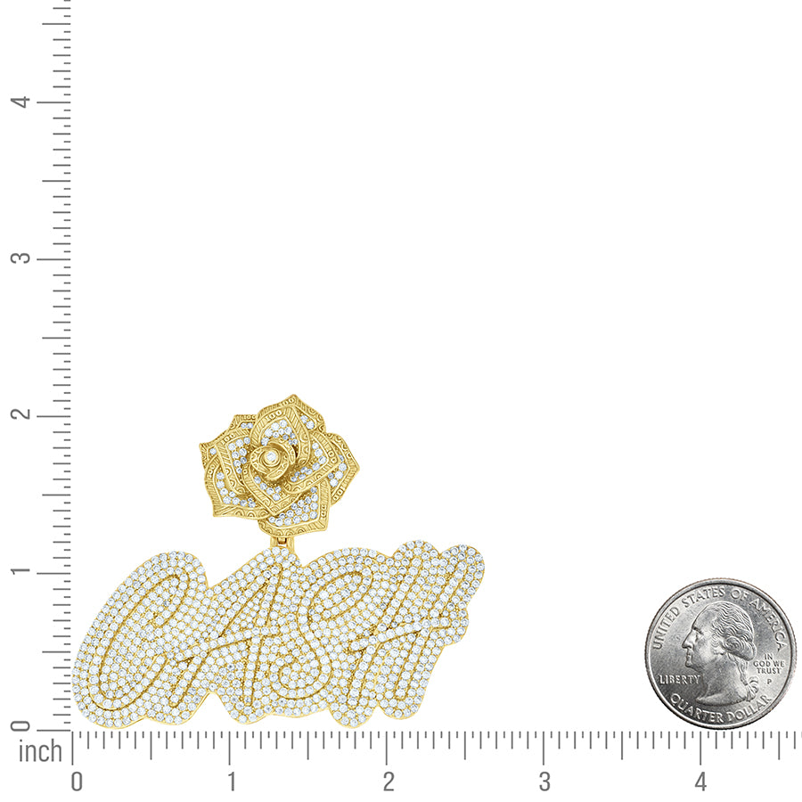 925 Sterling Silver Moissanite Pendant
