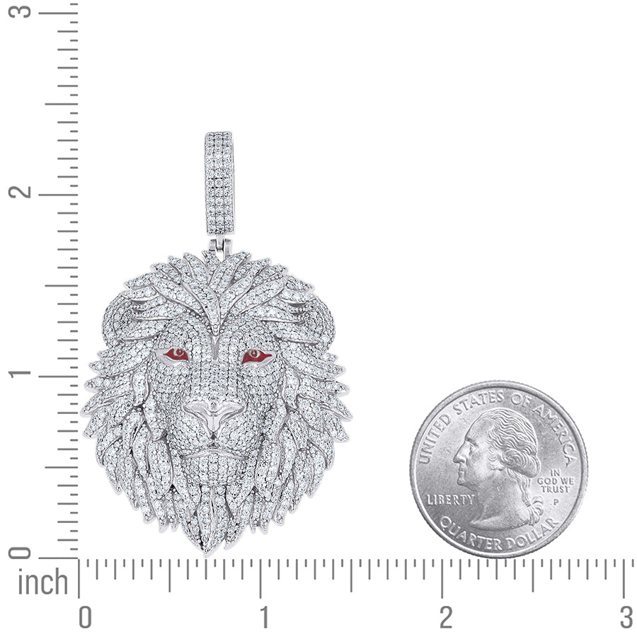 925 Sterling Silver Moissanite Pendant