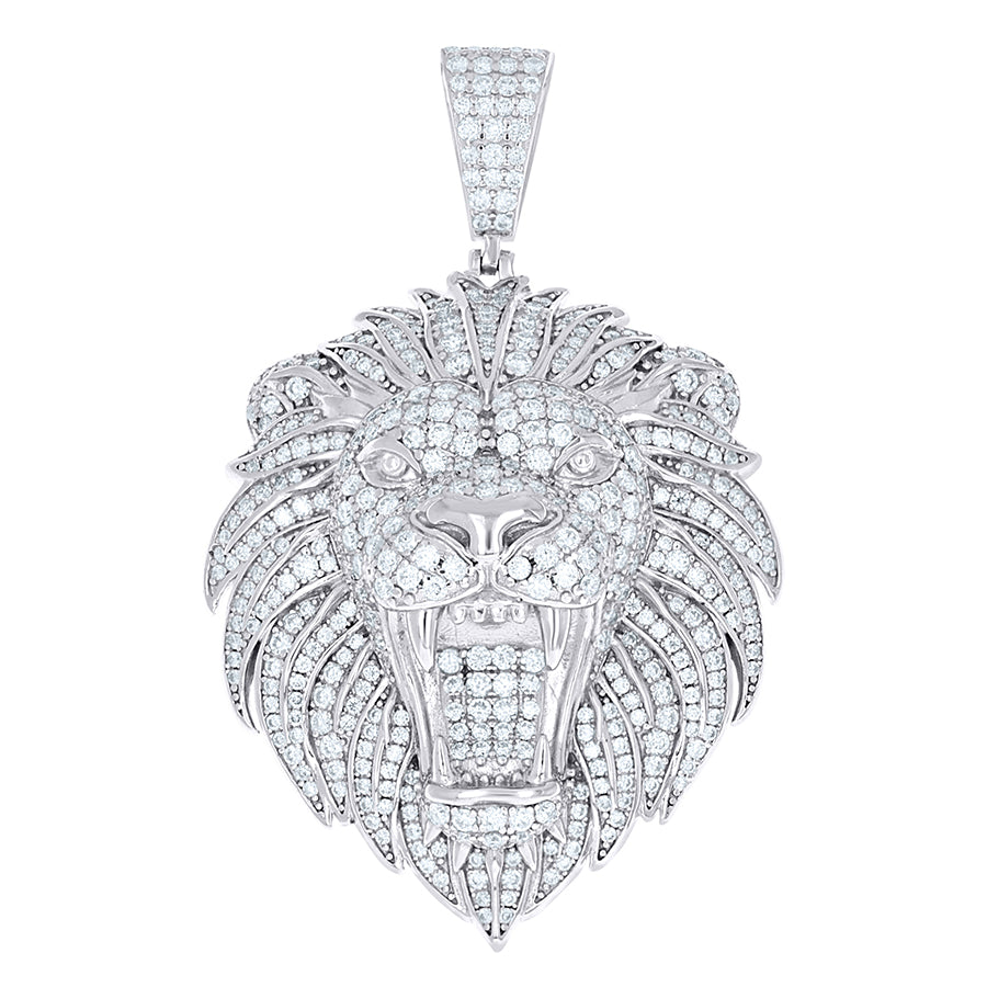 925 Sterling Silver Moissanite Pendant