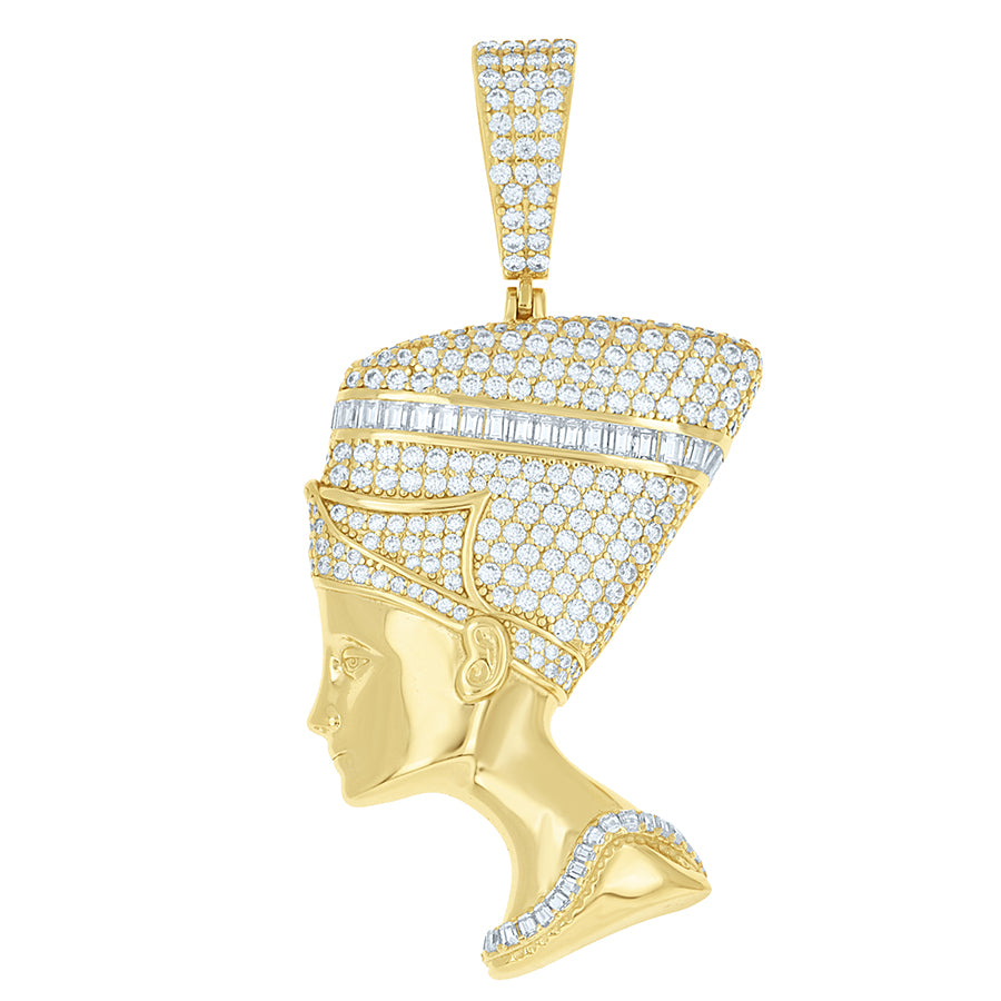 925 Sterling Silver Moissanite Pendant