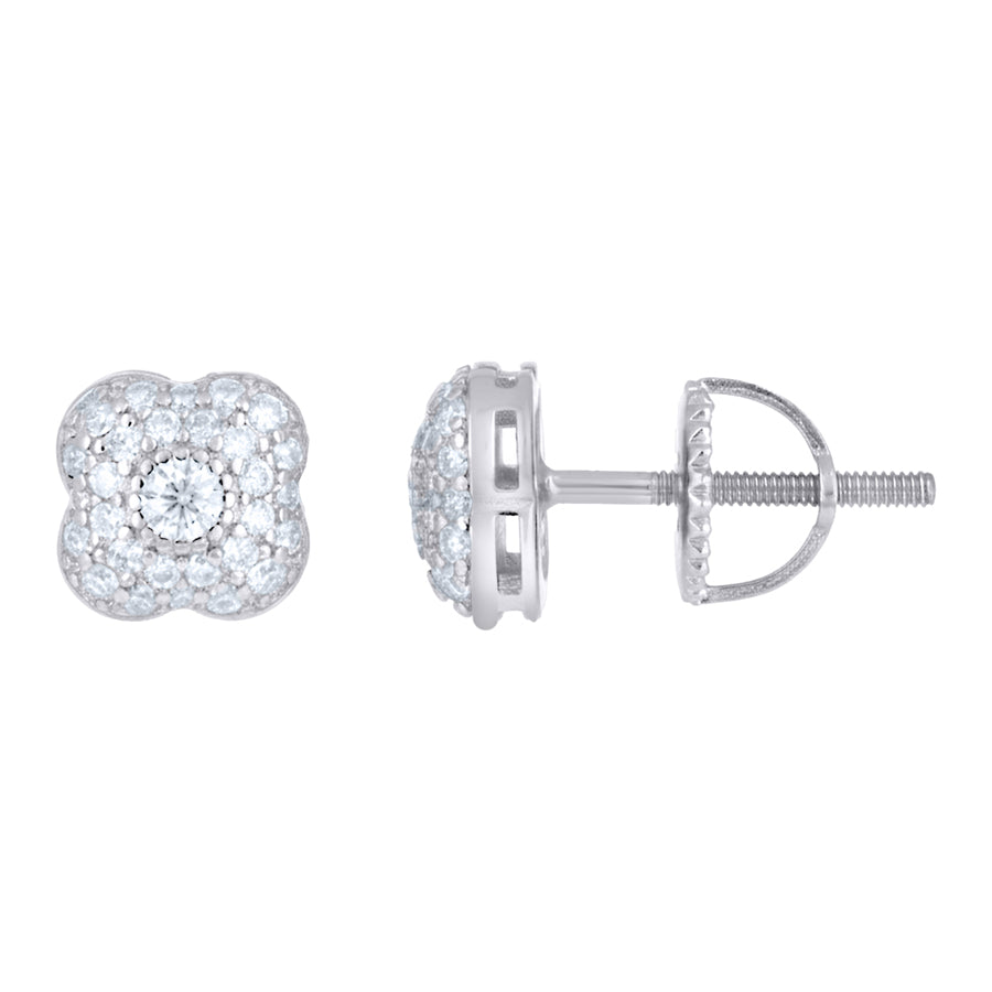 925 Sterling Silver Moissanite Earring