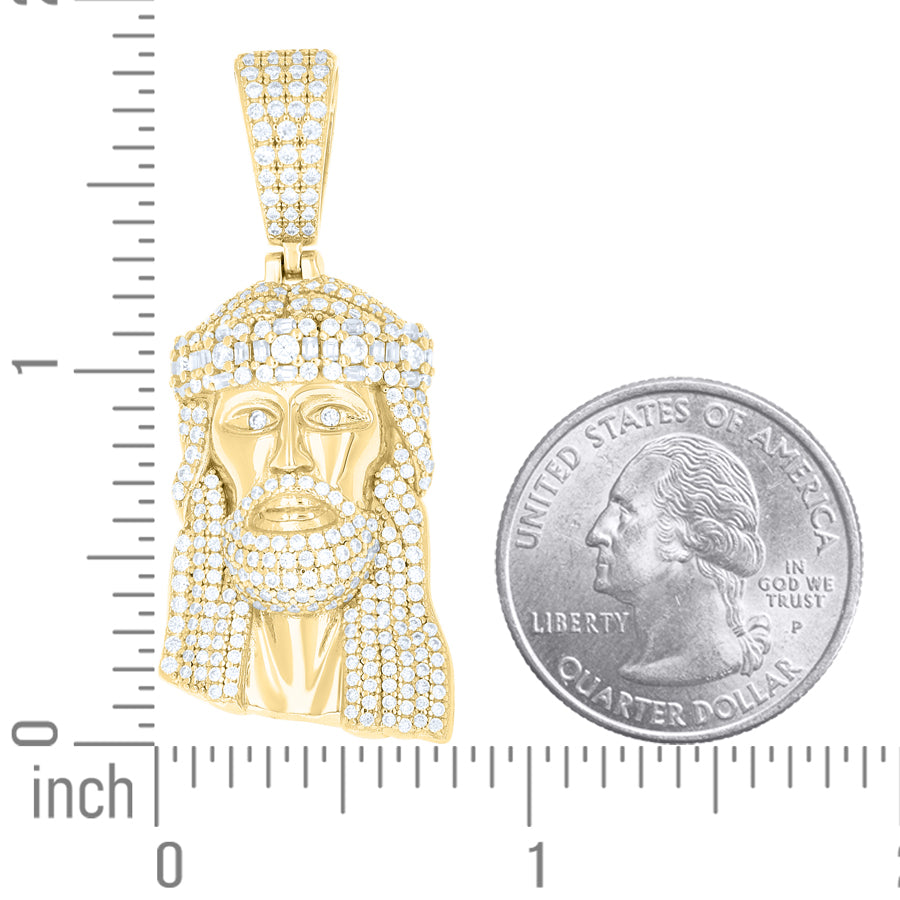 925 Sterling Silver Moissanite Pendant