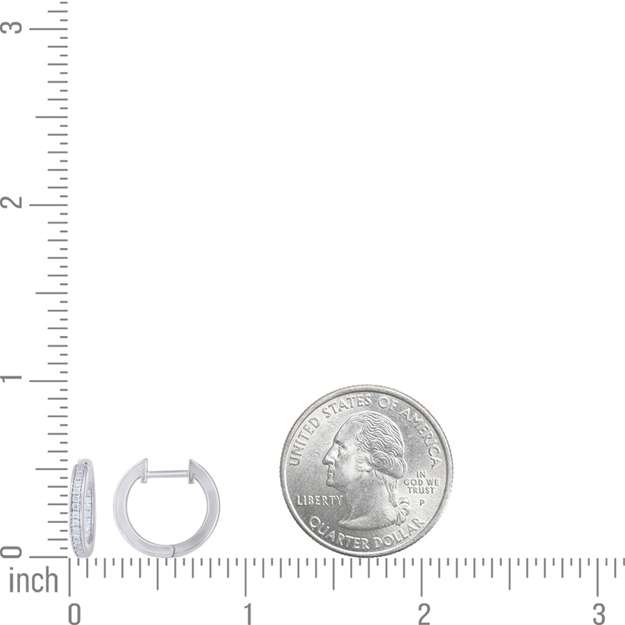 925 Sterling Silver Moissanite Earring