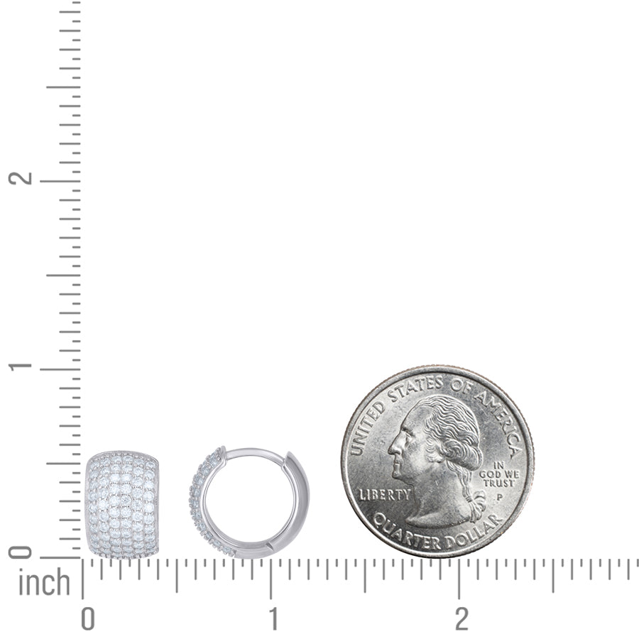 925 Sterling Silver Moissanite Earrings
