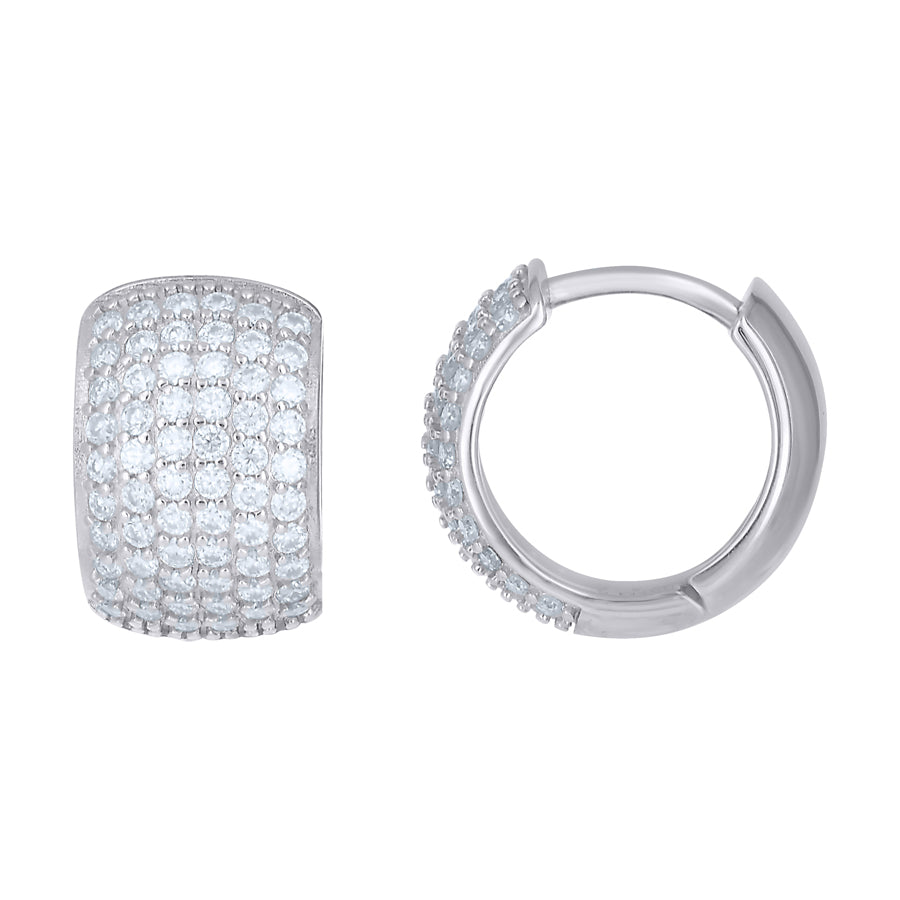 925 Sterling Silver Moissanite Earrings