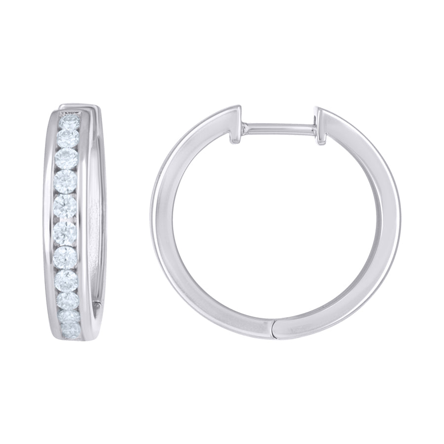 925 Sterling Silver Moissanite Earring