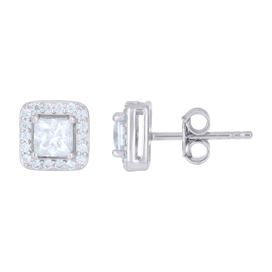 925 Sterling Silver Moissanite Earrings