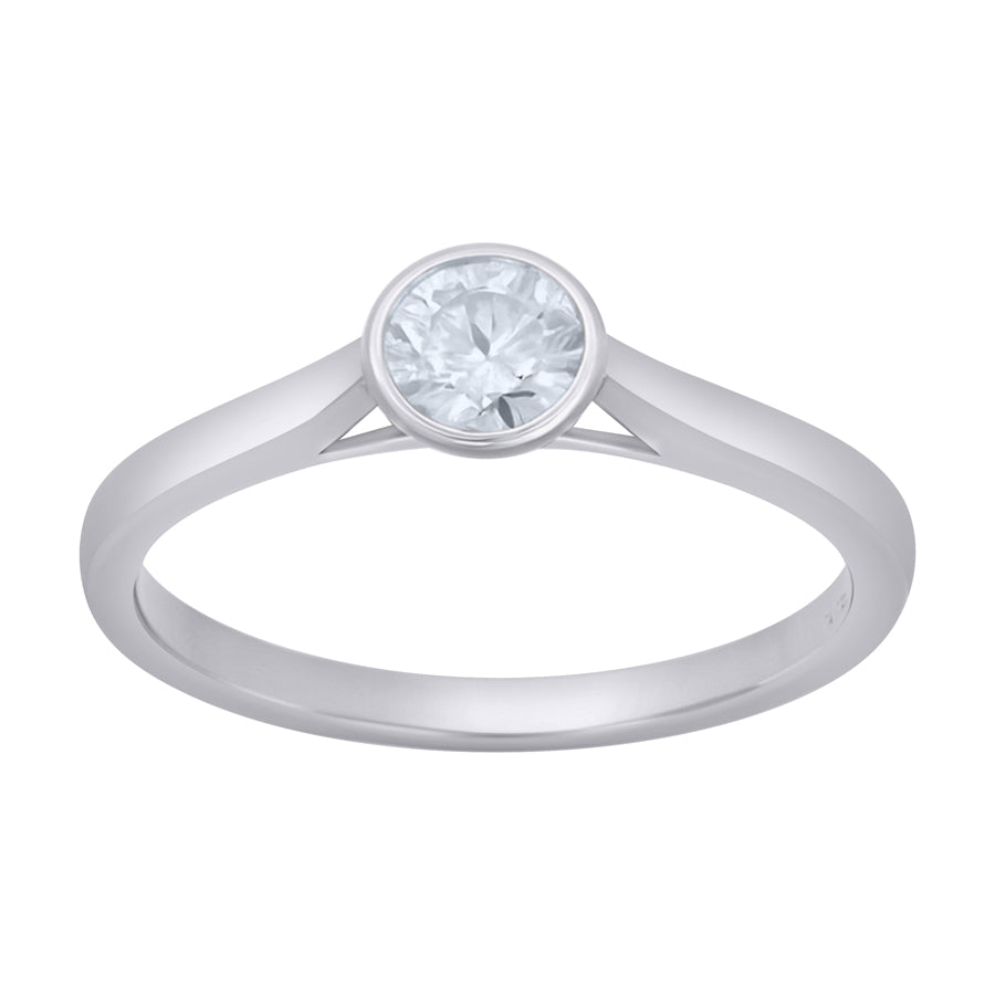 925 Sterling Silver Moissanite Ring
