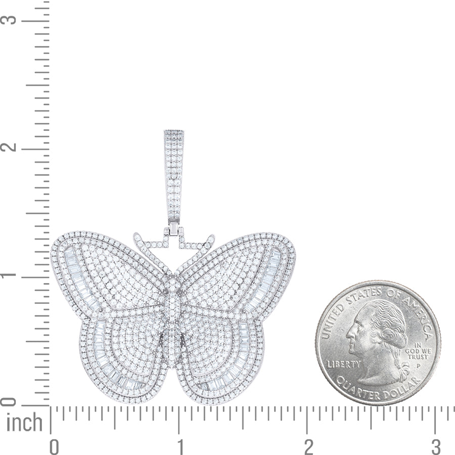 925 Sterling Silver Cz Pendant