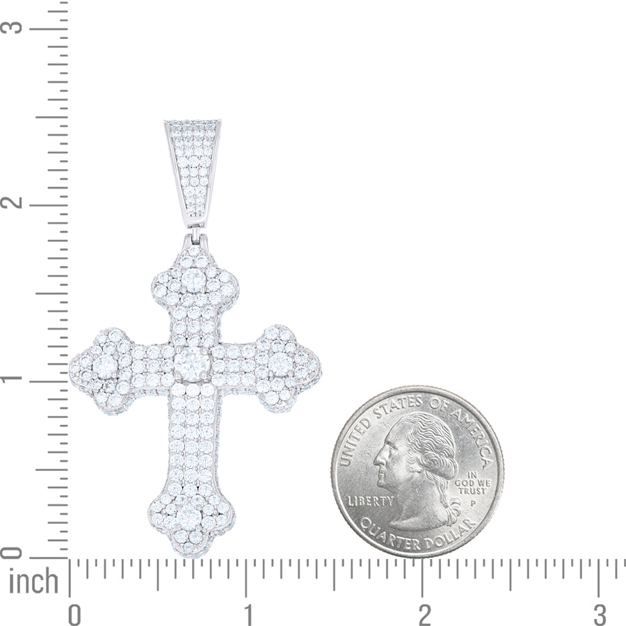 925 Sterling Silver Cz Pendant
