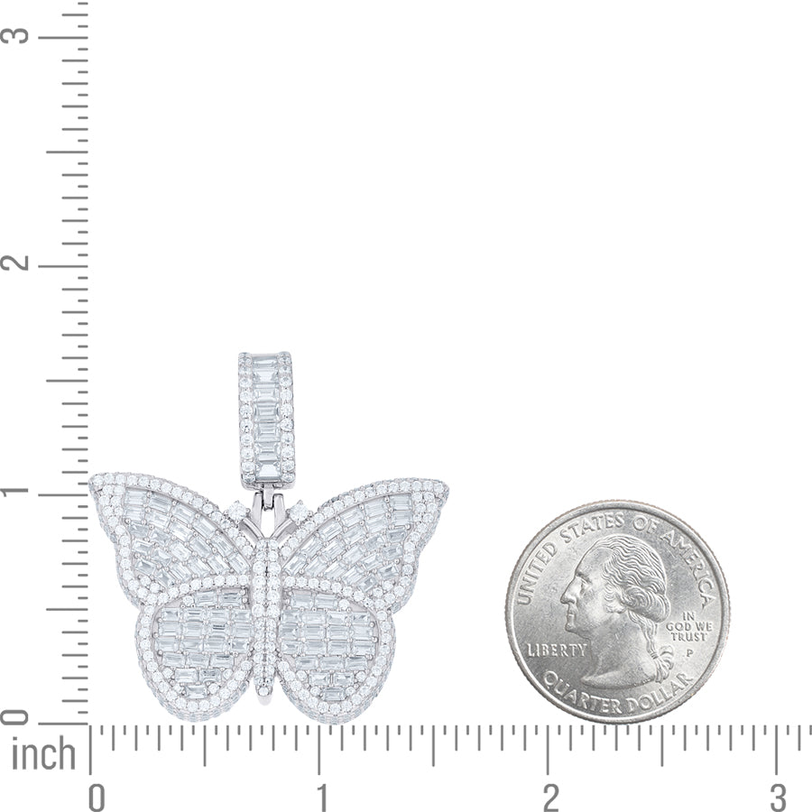 925 Sterling Silver Cz Pendant