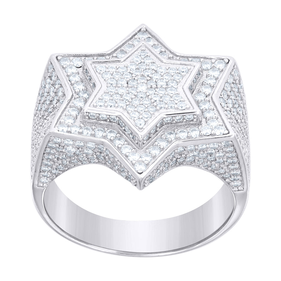 925 Sterling Silver Moissanite Ring