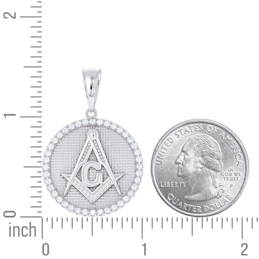 925 Sterling Silver Moissanite Pendant